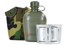 Manierka MIL-TEC US STYLE CANTEEN AND CUP WOODLAND