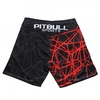 Spodenki treningowe Pit Bull Mesh PB Red Ray - Czarne