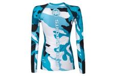 Rashguard termoaktywny damski Pit Bull Camo 2 - Niebieski