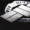 Bluza z kapturem Pit Bull Steel Logo - Czarna