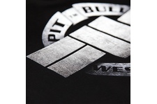 Bluza z kapturem Pit Bull Steel Logo - Czarna