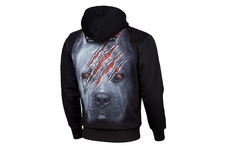 Bluza z kapturem Pit Bull Grim Dog - Czarna