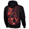 Bluza z kapturem Pit Bull Skull Dog 17 - Czarna