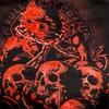 Bluza z kapturem Pit Bull Skull Dog 17 - Czarna