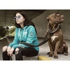 Damska bluza z kapturem Pit Bull Logo - Miętowa