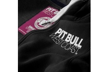 Damska bluza z kapturem Pit Bull Logo - Czarna