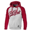 Bluza z kapturem Pit Bull El Jefe 17 - Szara/Bordowa