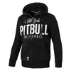 Bluza rozpinana z kapturem Pit Bull  California - Czarna