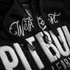 Bluza rozpinana z kapturem Pit Bull  California - Czarna