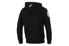 Bluza rozpinana z kapturem Pit Bull  California - Czarna