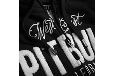Bluza rozpinana z kapturem Pit Bull  California - Czarna