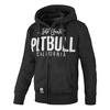 Bluza rozpinana z kapturem Pit Bull  California - Grafitowa