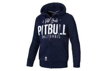 Bluza rozpinana z kapturem Pit Bull  California - Granatoway