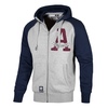 Bluza rozpinana z kapturem Pit Bull  Athletic - Szara/Granatowa