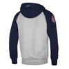 Bluza rozpinana z kapturem Pit Bull  Athletic - Szara/Granatowa
