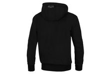 Bluza rozpinana z kapturem Pit Bull Small Logo - Czarna