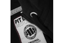 Bluza rozpinana z kapturem Pit Bull Small Logo - Czarna