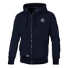 Bluza rozpinana z kapturem Pit Bull Small Logo - Granatowa