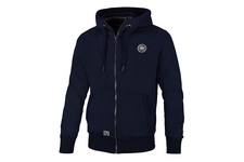 Bluza rozpinana z kapturem Pit Bull Small Logo - Granatowa