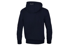 Bluza rozpinana z kapturem Pit Bull Small Logo - Granatowa