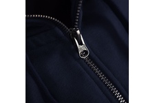 Bluza rozpinana z kapturem Pit Bull Small Logo - Granatowa