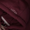 Bluza rozpinana z kapturem Pit Bull Small Logo - Bordowa