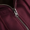 Bluza rozpinana z kapturem Pit Bull Small Logo - Bordowa