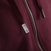 Bluza rozpinana z kapturem Pit Bull Small Logo - Bordowa