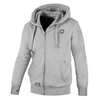 Bluza rozpinana z kapturem Pit Bull Small Logo - Szara