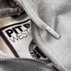 Bluza rozpinana z kapturem Pit Bull Small Logo - Szara