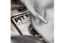 Bluza rozpinana z kapturem Pit Bull Small Logo - Szara