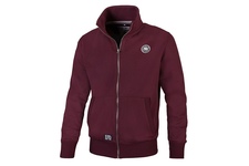 Bluza rozpinana Pit Bull Small Logo - Bordowa