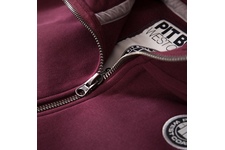 Bluza rozpinana Pit Bull Small Logo - Bordowa