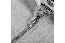 Bluza rozpinana 1/2 Pit Bull Small Logo - Szara