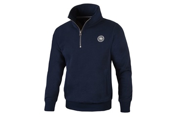Bluza rozpinana 1/2 Pit Bull Small Logo - Granatowa