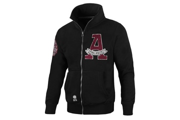 Bluza rozpinana Pit Bull  Athletic - Czarna