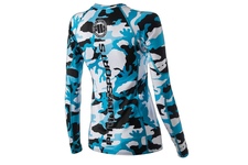 Rashguard termoaktywny damski Pit Bull Camo 1 - Niebieski