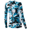 Rashguard termoaktywny damski Pit Bull Camo 1 - Niebieski