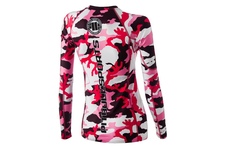 Rashguard termoaktywny damski Pit Bull Camo 1 - Różowy