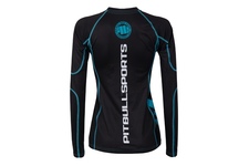 Rashguard termoaktywny damski Pit Bull Zigzag - Niebieski