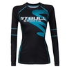 Rashguard termoaktywny damski Pit Bull Zigzag - Niebieski