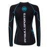 Rashguard termoaktywny damski Pit Bull Zigzag - Niebieski