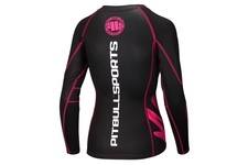 Rashguard termoaktywny damski Pit Bull Zigzag - Różowy