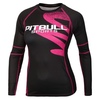 Rashguard termoaktywny damski Pit Bull Zigzag - Różowy