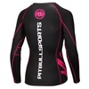 Rashguard termoaktywny damski Pit Bull Zigzag - Różowy