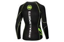 Rashguard termoaktywny damski Pit Bull Zigzag - Zielony