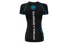 Rashguard termoaktywny damski Pit Bull Zigzag - Niebieski