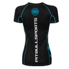 Rashguard termoaktywny damski Pit Bull Zigzag - Niebieski