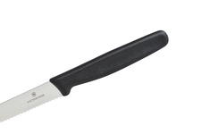 Nóż kuchenny Victorinox Standard Paring Black z falistym ostrzem