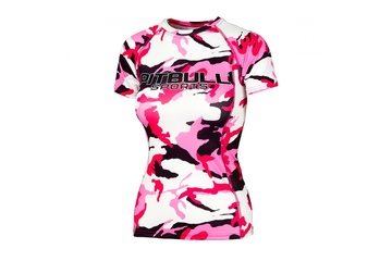 Rashguard termoaktywny damski Pit Bull Camo 1 - Różowy